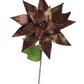 24" Chocolate Velvet Poinsettia