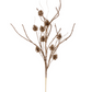 32" Champagne Mini Pinecone Twig Glitter Spray