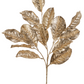 27" Gold Magnolia Leaf Stem