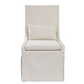 Coley Armless Dining Chair, Linen