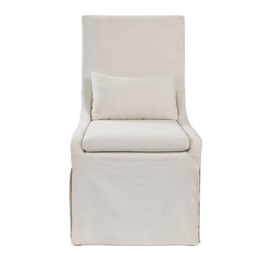 Coley Armless Dining Chair, Linen