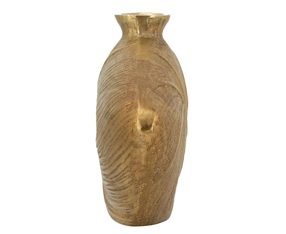 Gold Swirl Vase