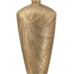 Gold Tapered Swirl Vase