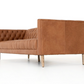 Williams Leather Sofa, Camel