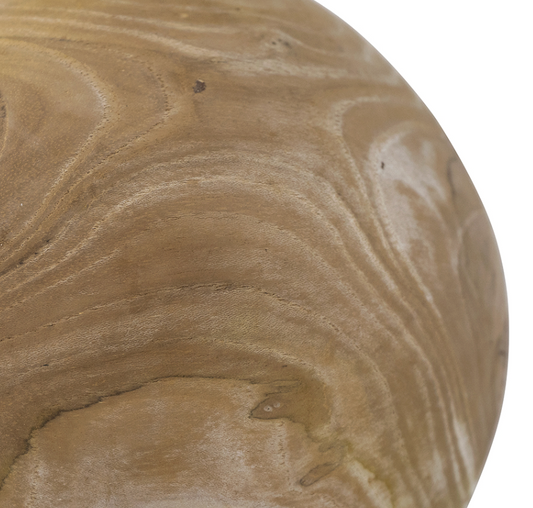 Decorative Teak Balls, Set of 3