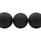 Black Decorative Teak Balls, Set of 3