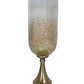 Gold Glass Vase with Aluminum Base, Small