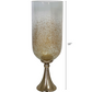 Gold Glass Vase with Aluminum Base, Small
