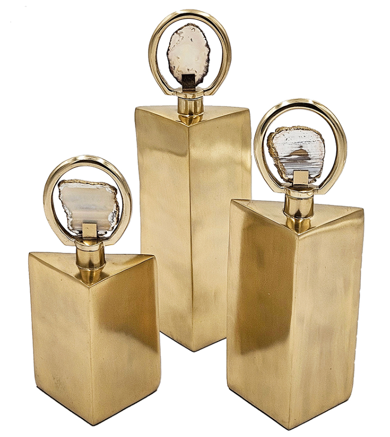Ravi Decorative Bottles, Set of 3