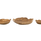 Teak Wood Decorative Bowls with Handle (Various Sizes)