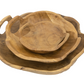 Teak Wood Decorative Bowls with Handle (Various Sizes)