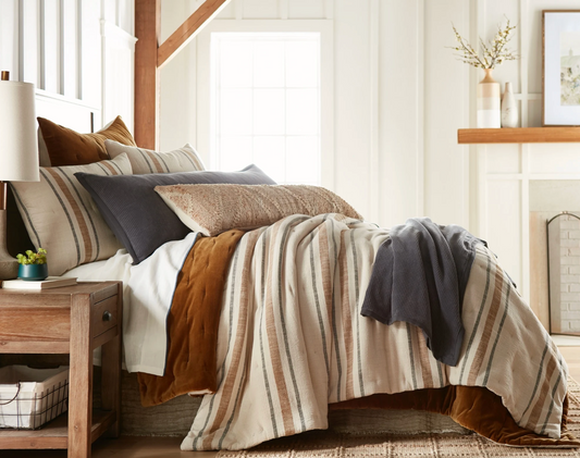 Collins Queen Quilt, Ochre