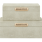 Decorative Faux Leather Storage Box (Various Sizes)