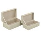 Decorative Faux Leather Storage Box (Various Sizes)