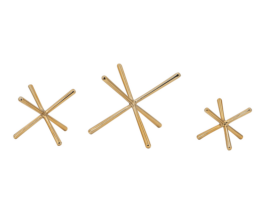 Gold Jacks, Set of 3