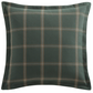 Windowpane Plaid Euro Sham