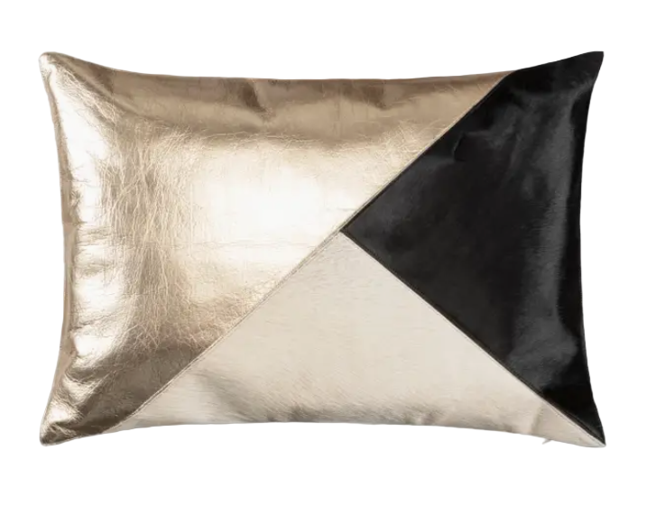 Hudson Ivory Brown Pillow