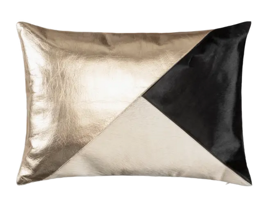 Hudson Ivory Brown Pillow