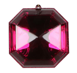 4-5" Burgundy Jewel Ornament (Various Styles)