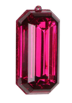 4-5" Burgundy Jewel Ornament (Various Styles)