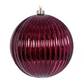 4" Burgundy Mercury Lined Ball