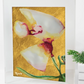 Lilium and Gold Acrylic Block Frame