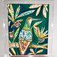 Green Hummingbird Acrylic Block Frame