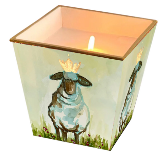 Lamb of God Candle, Amber