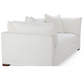 Audrey Sofa, White Boucle