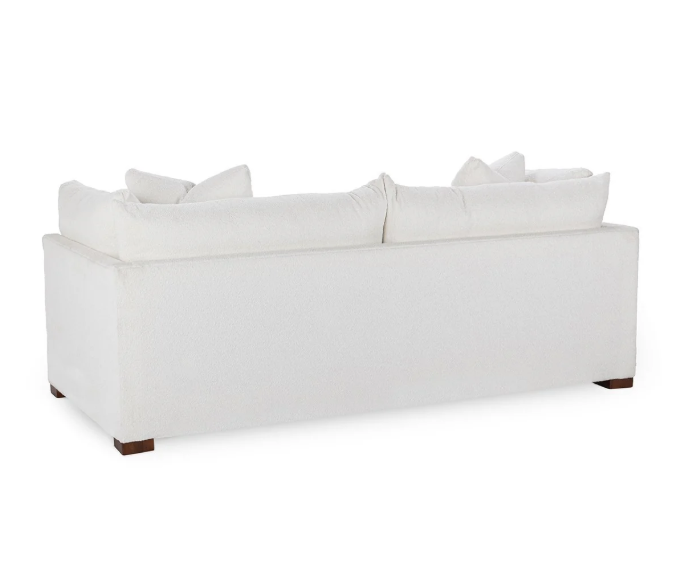 Audrey Sofa, White Boucle