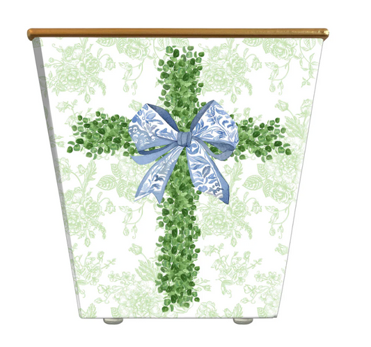 Boxwood Cross Candle (Various Scents)