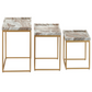 Toronto Marble Nesting Tables, Set of 3