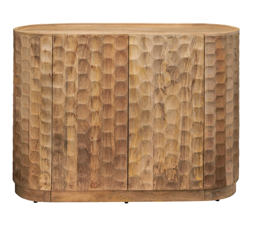 Gabby 2 Door Mango Wood Cabinet