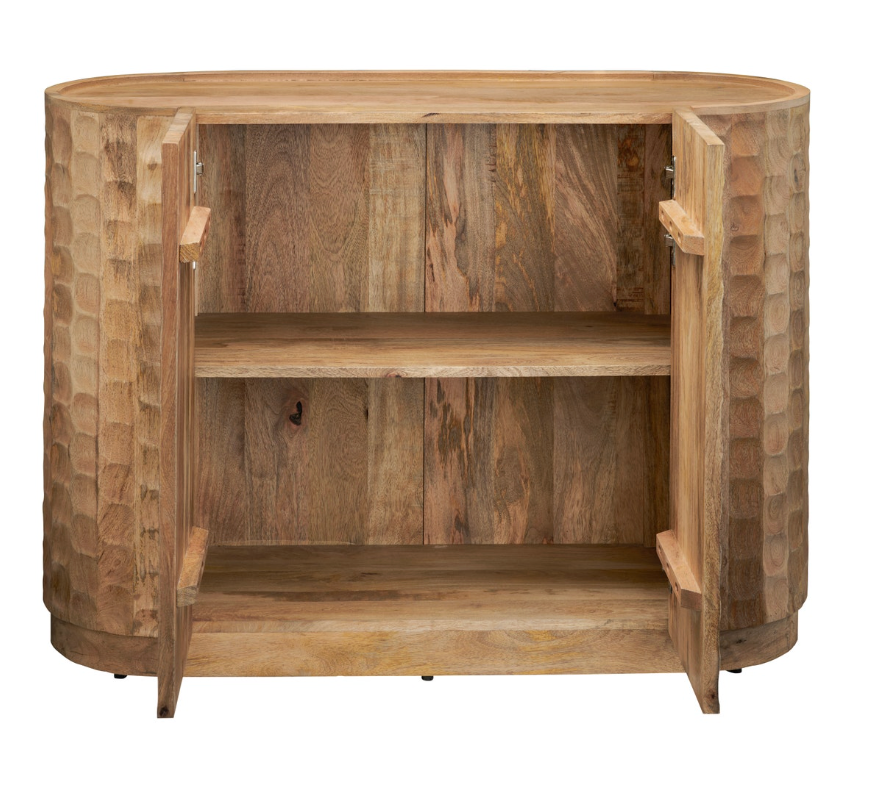 Gabby 2 Door Mango Wood Cabinet