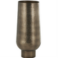 Brass Metal Textured Floor Vase with Elevated Base (Various Sizes)
