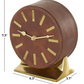 Leather Table Clock