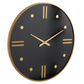 Black and Gold Wall Clock