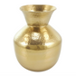 Gold Hammered Metal Vase