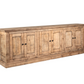 LuLu 6 Door Cabinet, Natural