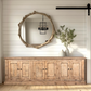 LuLu 6 Door Cabinet, Natural