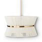 23.75" Cream Woven Rope Hourglass Pendant Light
