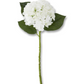 20" Real Touch Hydrangea Spray, White