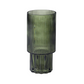Green Lined Pressed Glass Vase (Various Sizes)