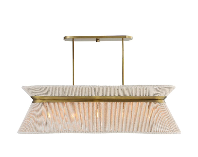 Highly Strung 5 Lt Round Pendant, White