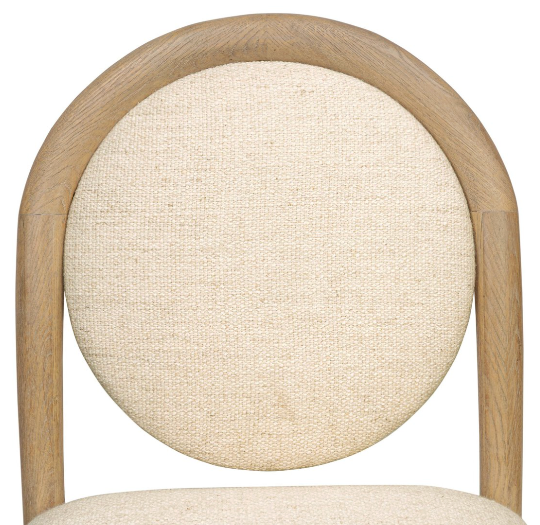 Prentiss Dining Chair, Cream
