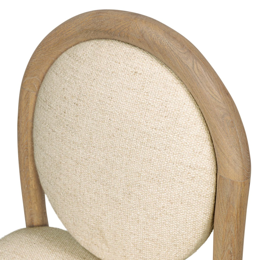 Prentiss Dining Chair, Cream