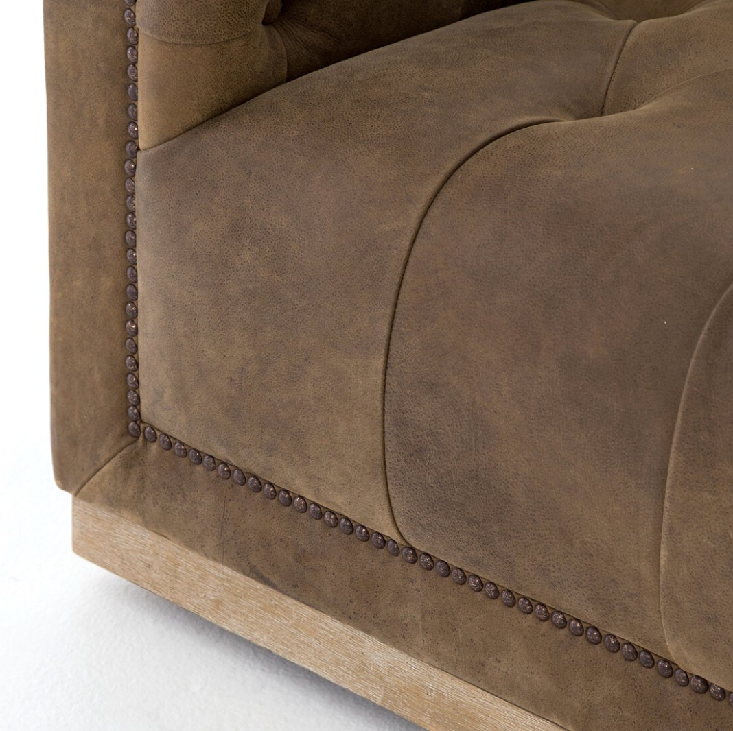 Maxx Swivel Chair, Umber Brown