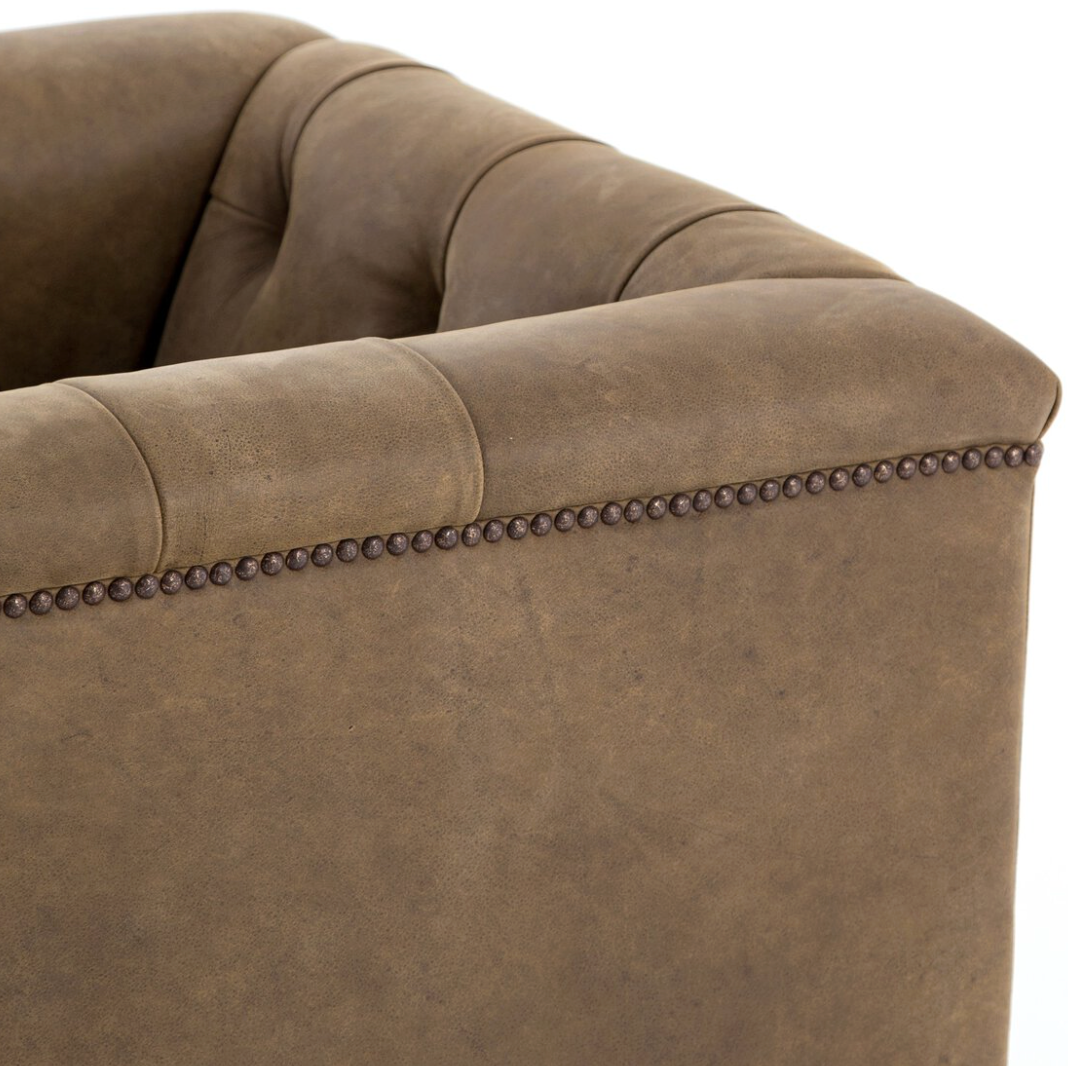 Maxx Swivel Chair, Umber Brown