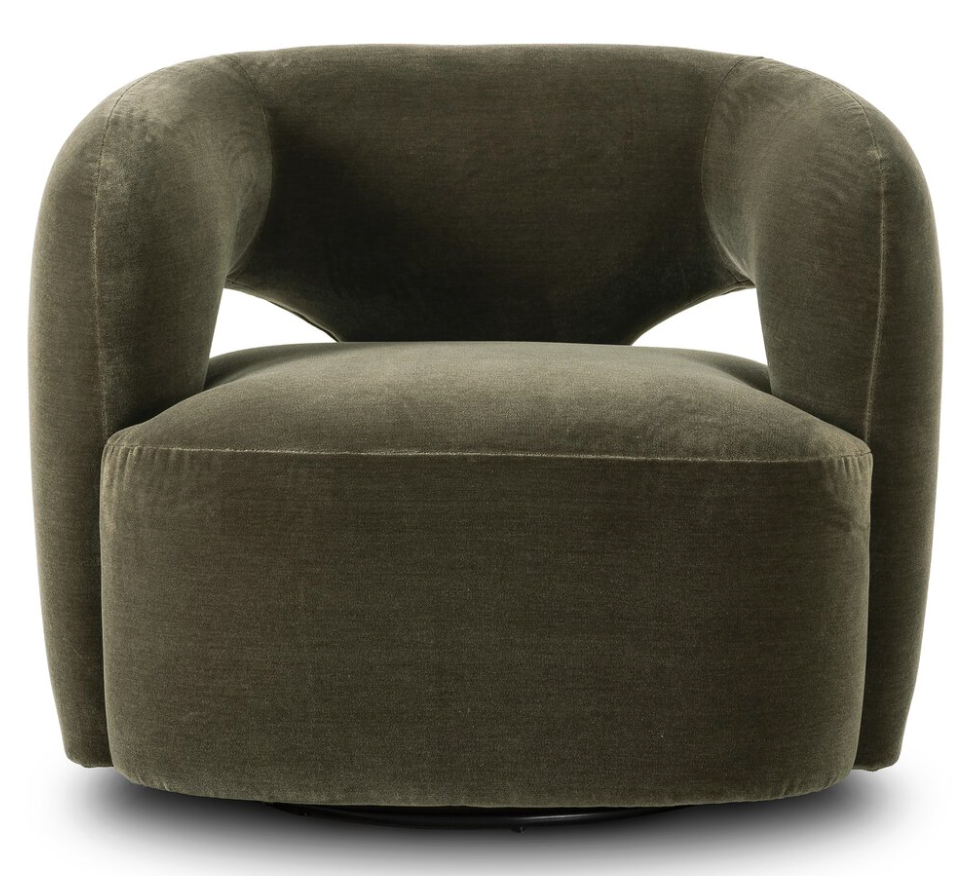Mazie Swivel Chair, Monte Olive