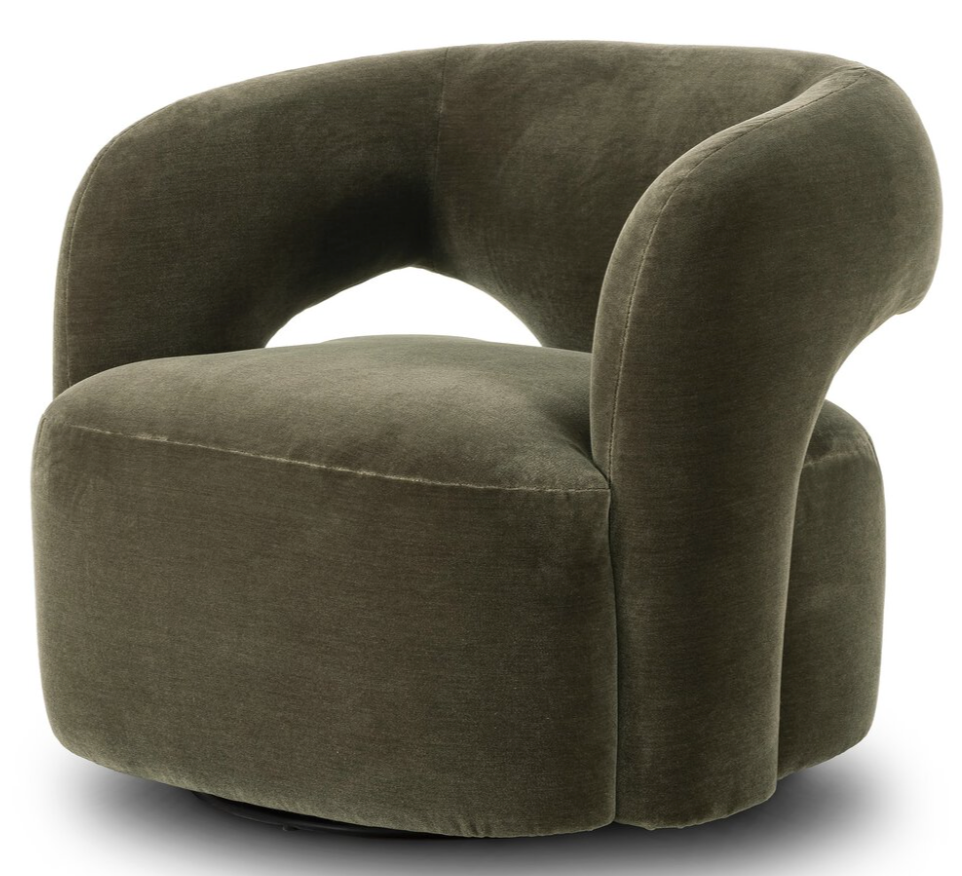 Mazie Swivel Chair, Monte Olive